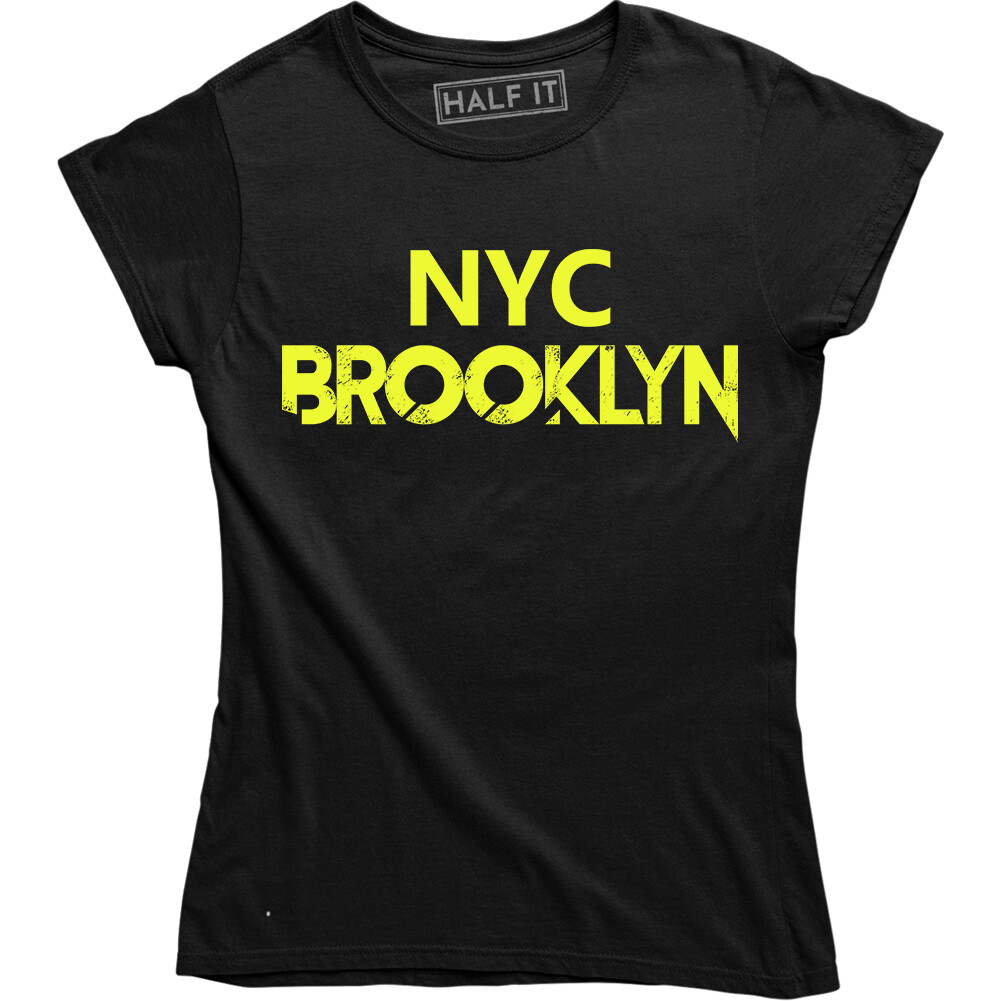 NYC Brooklyn Star Printed Graphic T Shirt Tee Street Fresh USA Cool New York