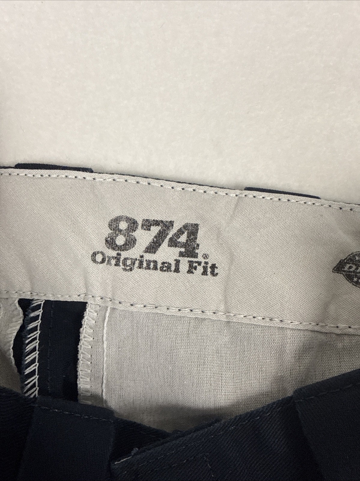 Dickies 874 Original Fit Mens 28×30 Navy Work Pants Straight Leg