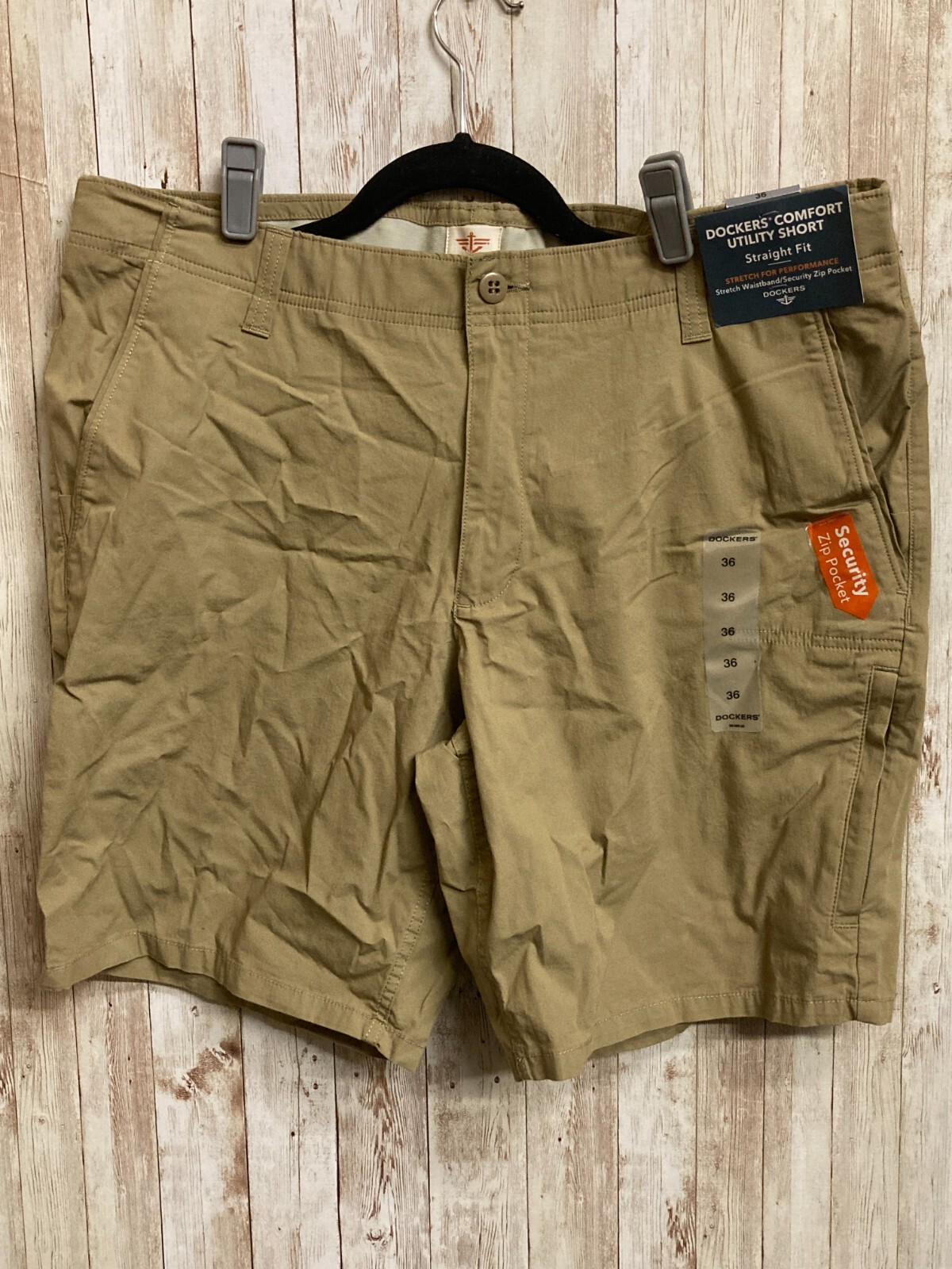 Dockers Men’s Comfort Straight Fit Stretch Utility Short Choose Size / Color NWT