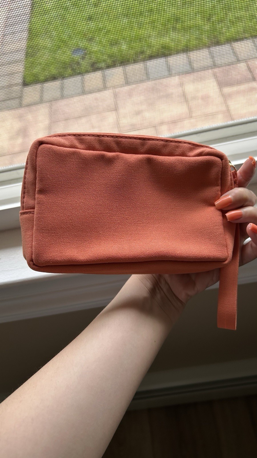 Valentino Embossed Logo Wristlet