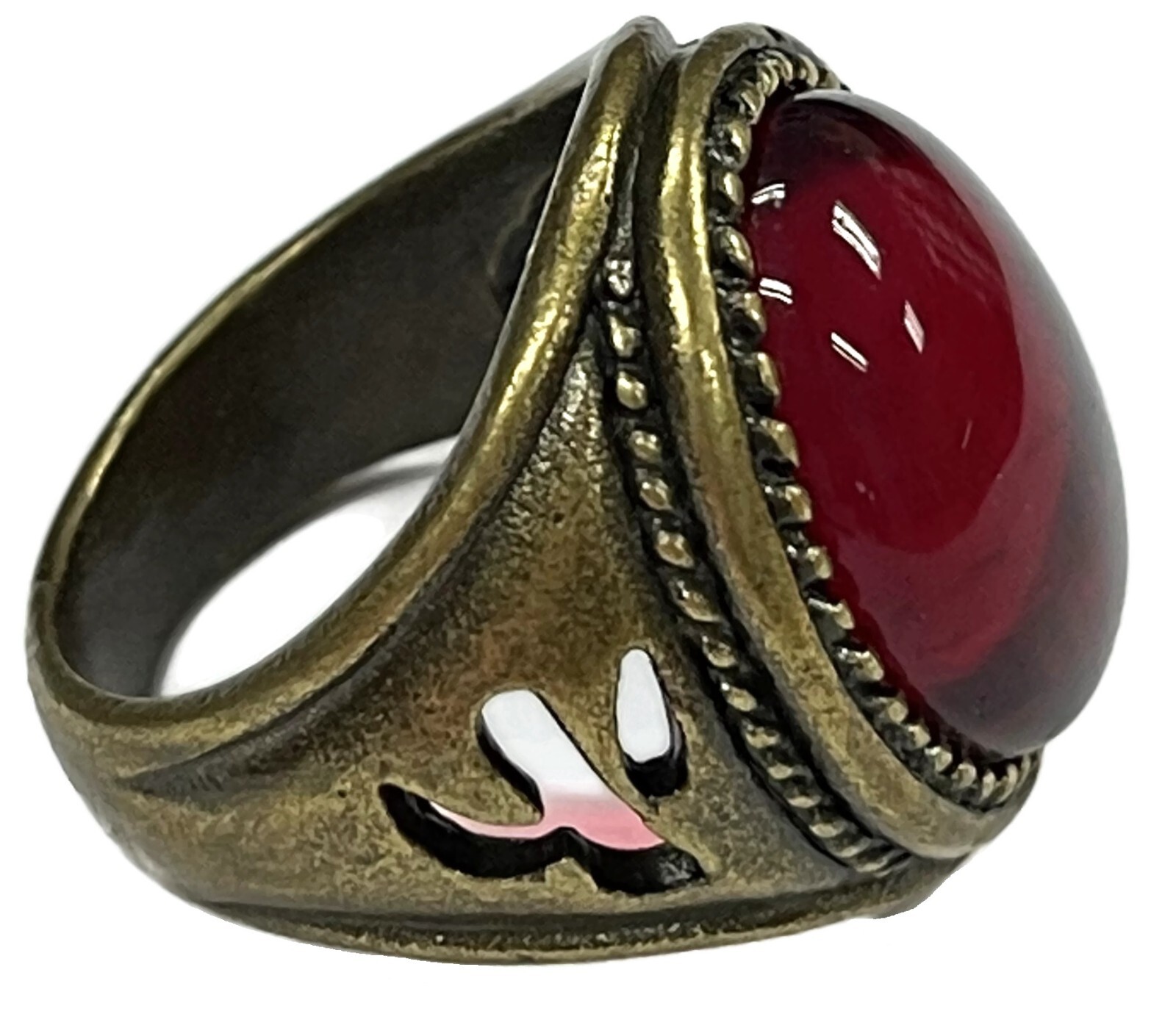 THE SHADOW RING STAINLESS STEEL Prop Replica agent