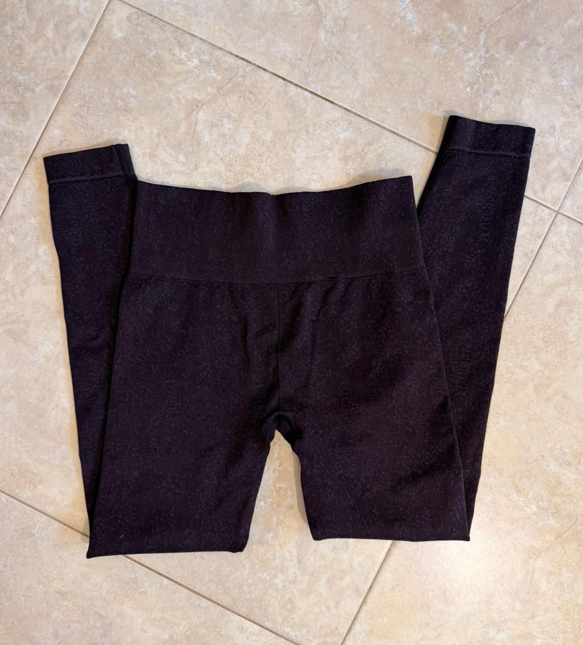 Gymshark Adapt Fleck Seamless Leggings – Size S – Plum Brown/Dewberry Purple