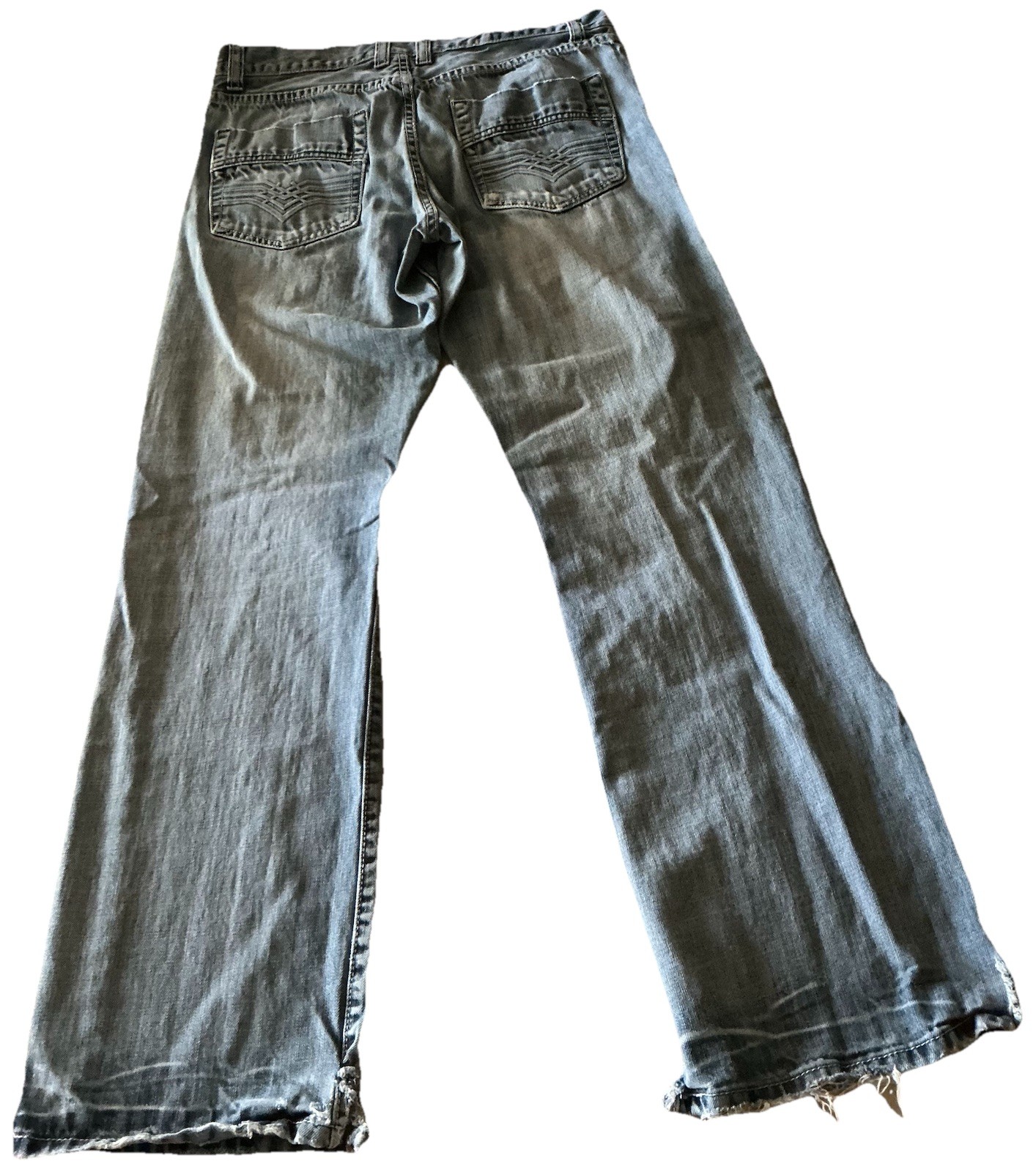 Flypaper Men’s Blue Denim Bootcut Jeans 31×32 100% Cotton