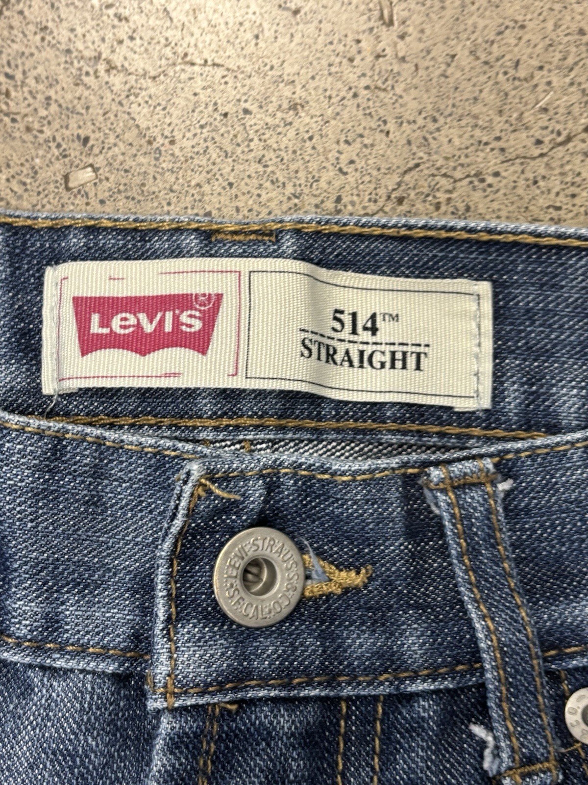 Levi’s Boys 514 Denim Jeans Size 8 Reg W 24 L 22