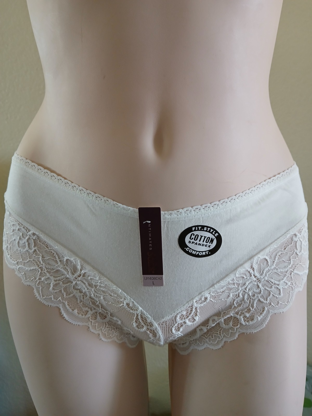 3 NWT SOFRA WOMEN HIPSTER COTTON STRETCH BIKINI LOW CUT PANTY WHITE,PINK,GRAY S