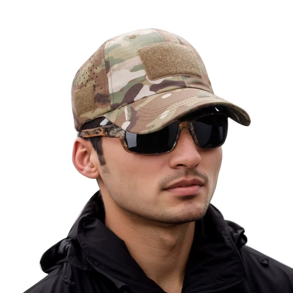 Camouflage Baseball Cap Breathable Sun Protection Tactical Outdoor Sports Hat