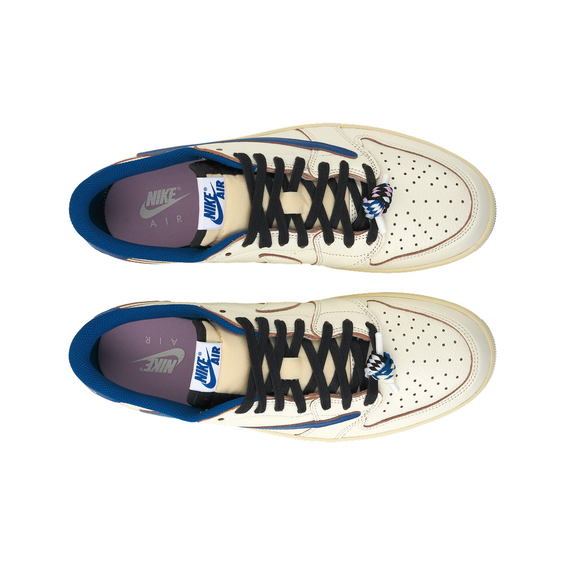 Jordan 1 x Travis Scott x Fragment Retro Low OG SP Sail Military Blue DM7866-10