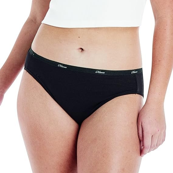 Women’s Panties Pack, High-cut Cotton Briefs, Hi-cut 6, Solid/Print Mix