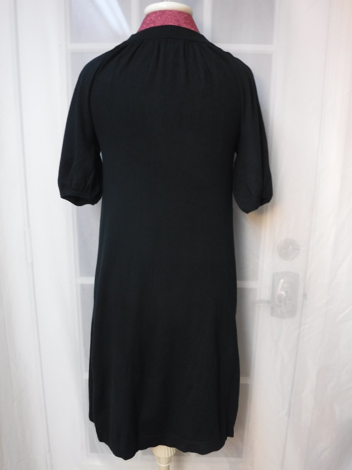 Mossimo Black Rayon&Nylon Blend Scoop Neck Short Sleeve Dress Women S ~Great~