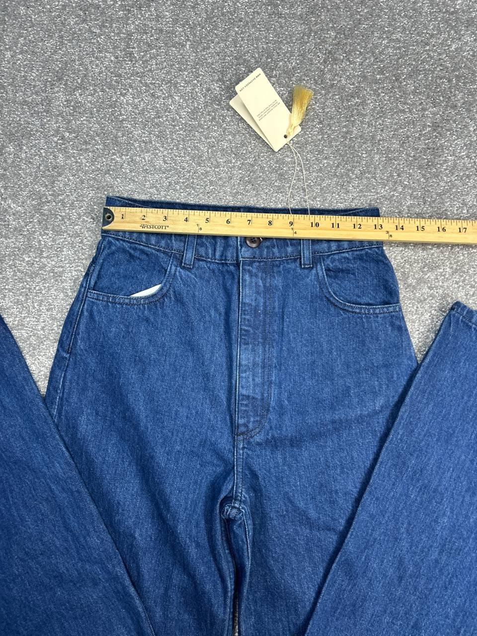 Doen Viva Jeans Womens 27 Blue Denim High Rise Flared Leg Streetwear 26×34 New