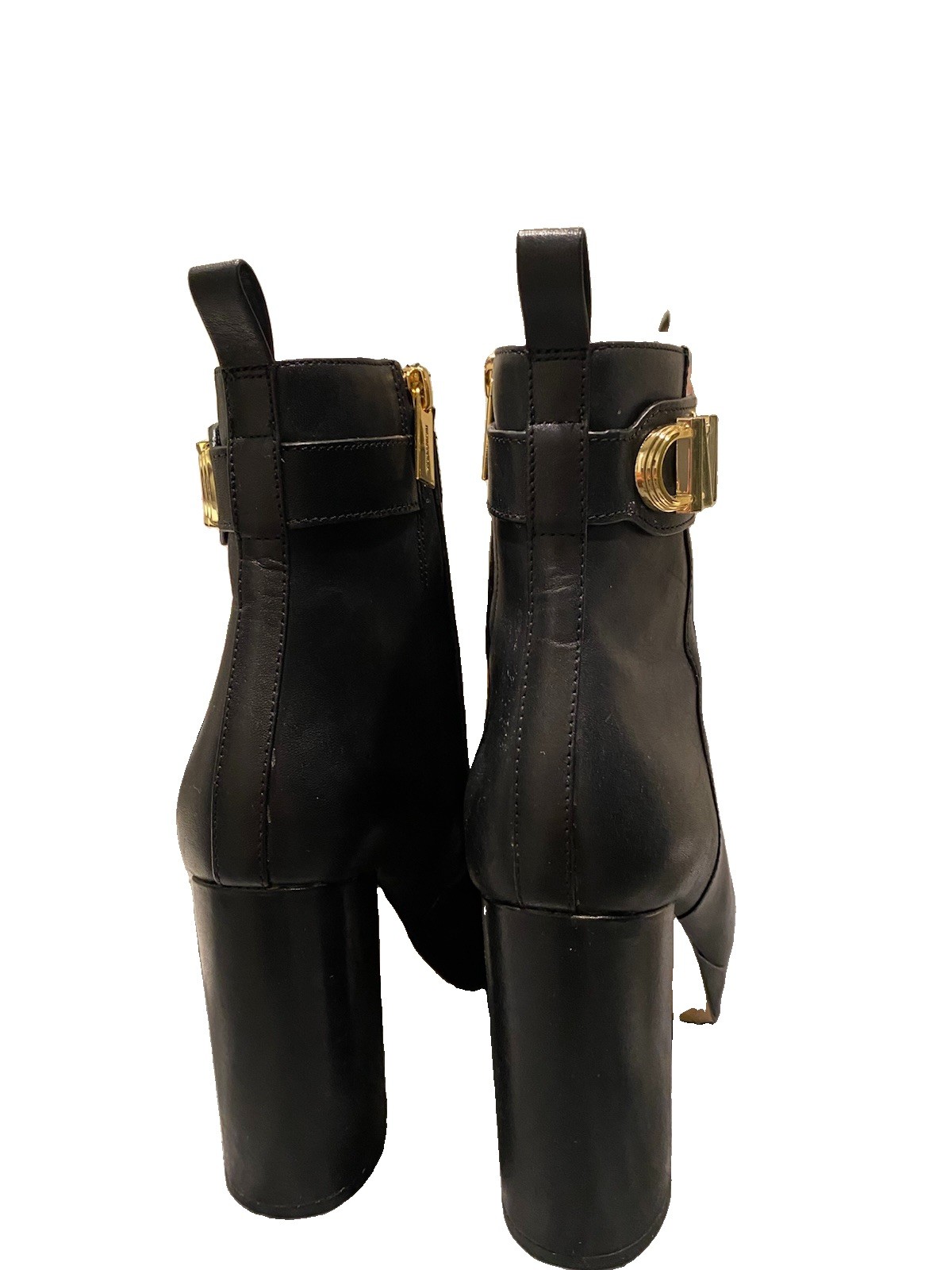 MICHAEL KORS $280 BLACK PARKER LEATHER PLATFORM BOOTS SZ 6 IN ORIGINAL BOX