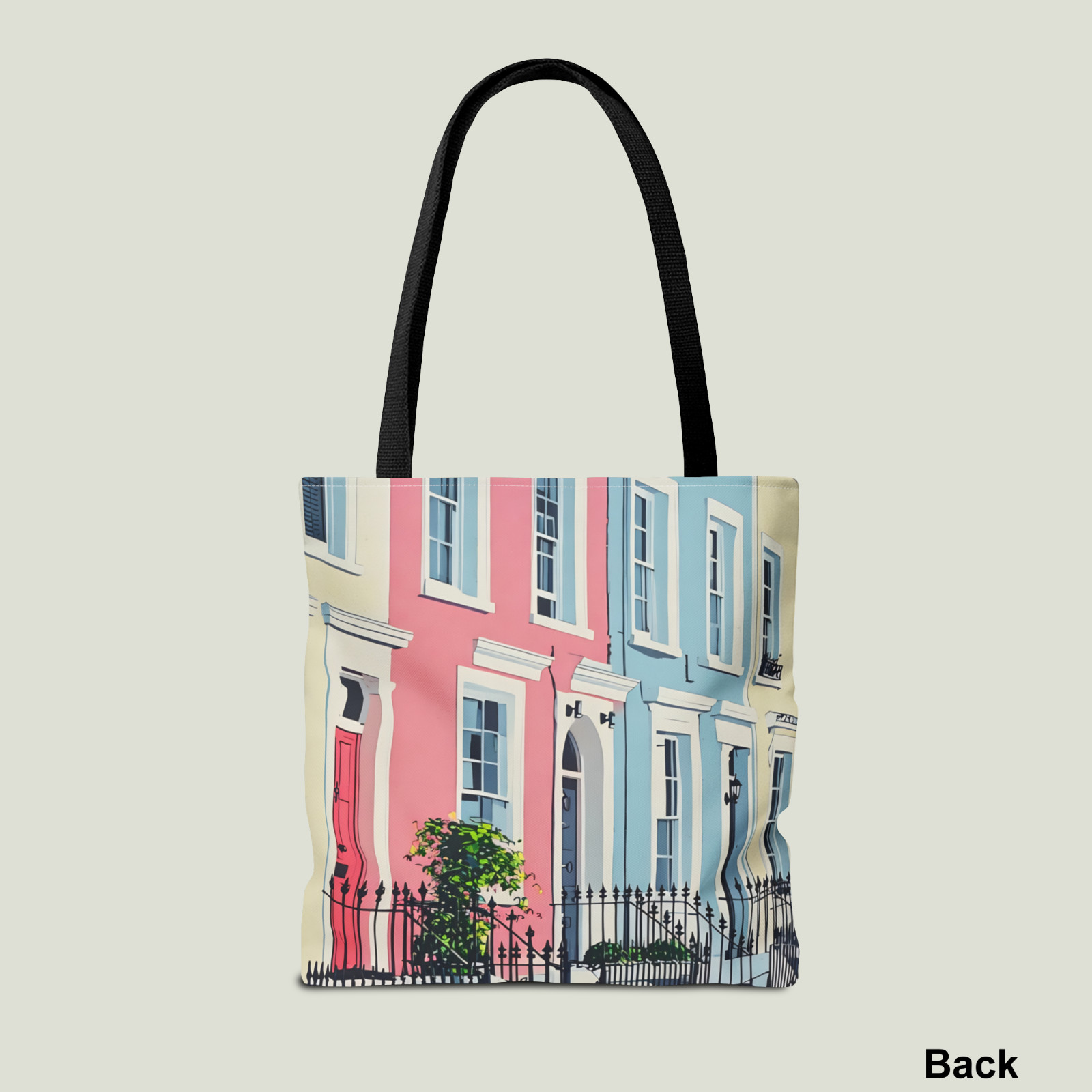 Notting Hill London United Kingdom Tote Bag – World Traveler Series – GBB061