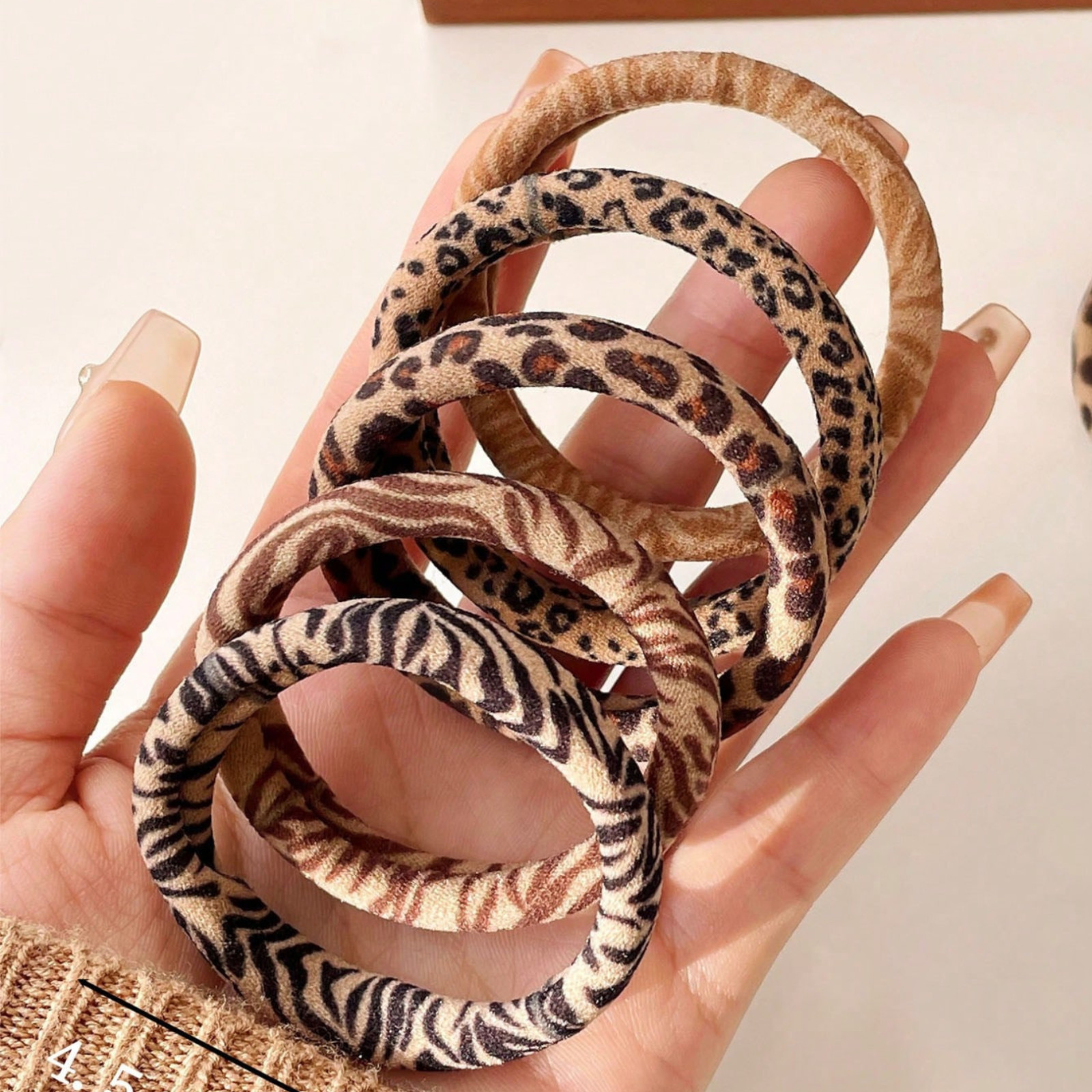 Men Women Hair Ties Soft Seamless Hair Bands Fr Thick Thin Hair Ponytail Holders