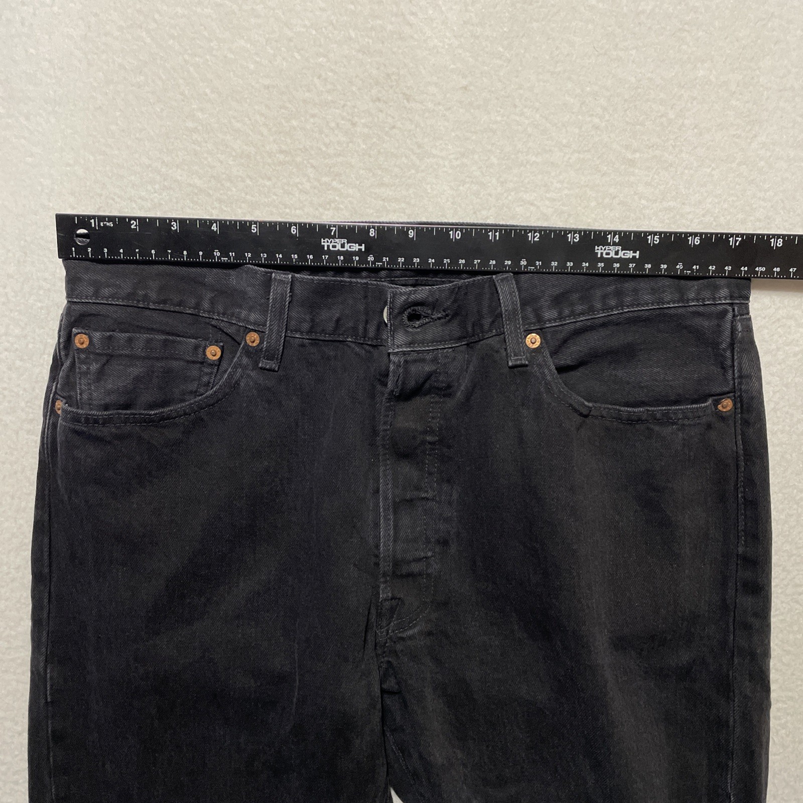 Denim Tears x Levi’s 501 Jeans Button Fly Black 36×34 Big E NWOT DT501 XX New