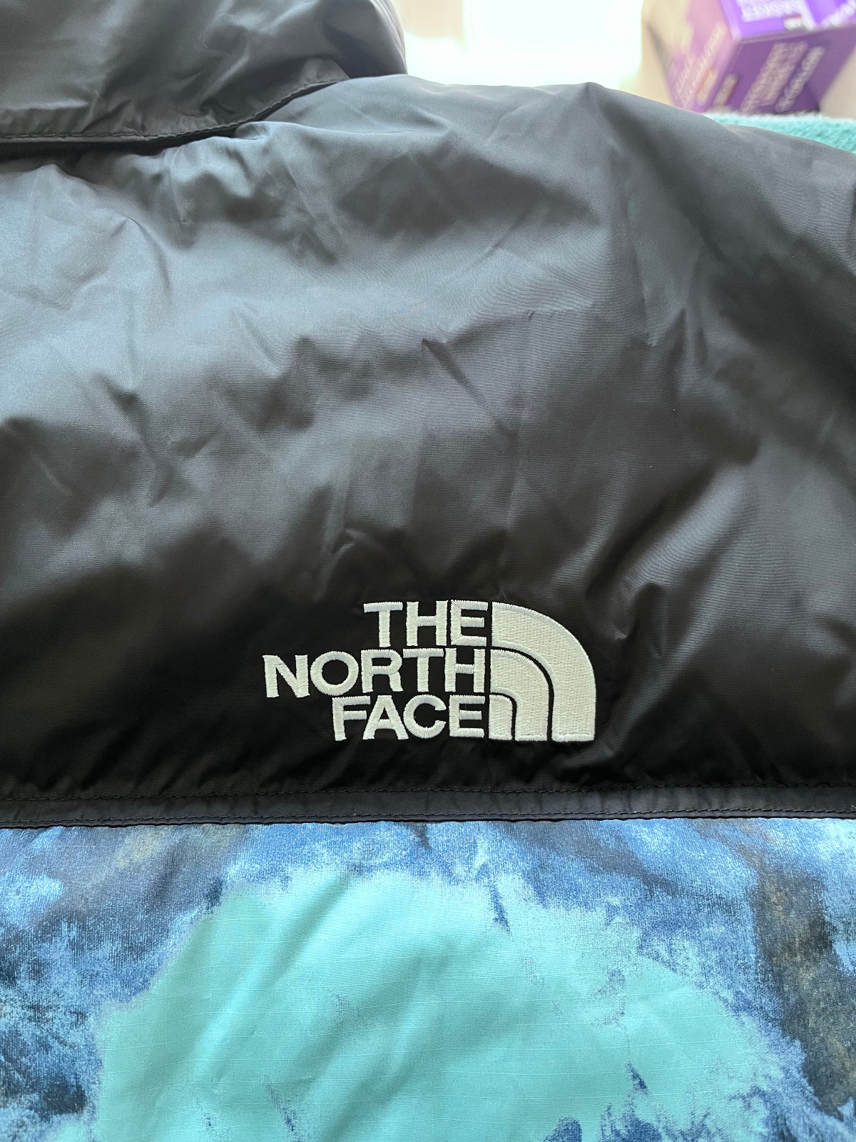 The North Face: Men’s 1996 Retro Nuptse Jacket – Wasabi Ice Dye [Large; Used]