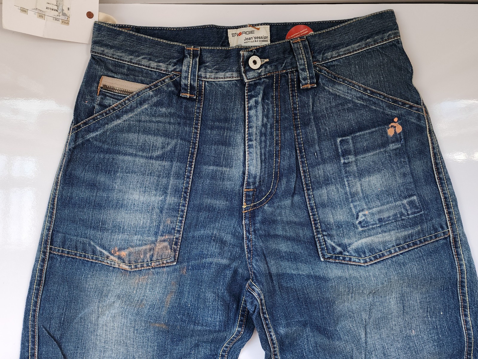 Designer ENERGIE Men $380 MIHARAYASUHIRO Distressed Relaxed Jeans Denim 31