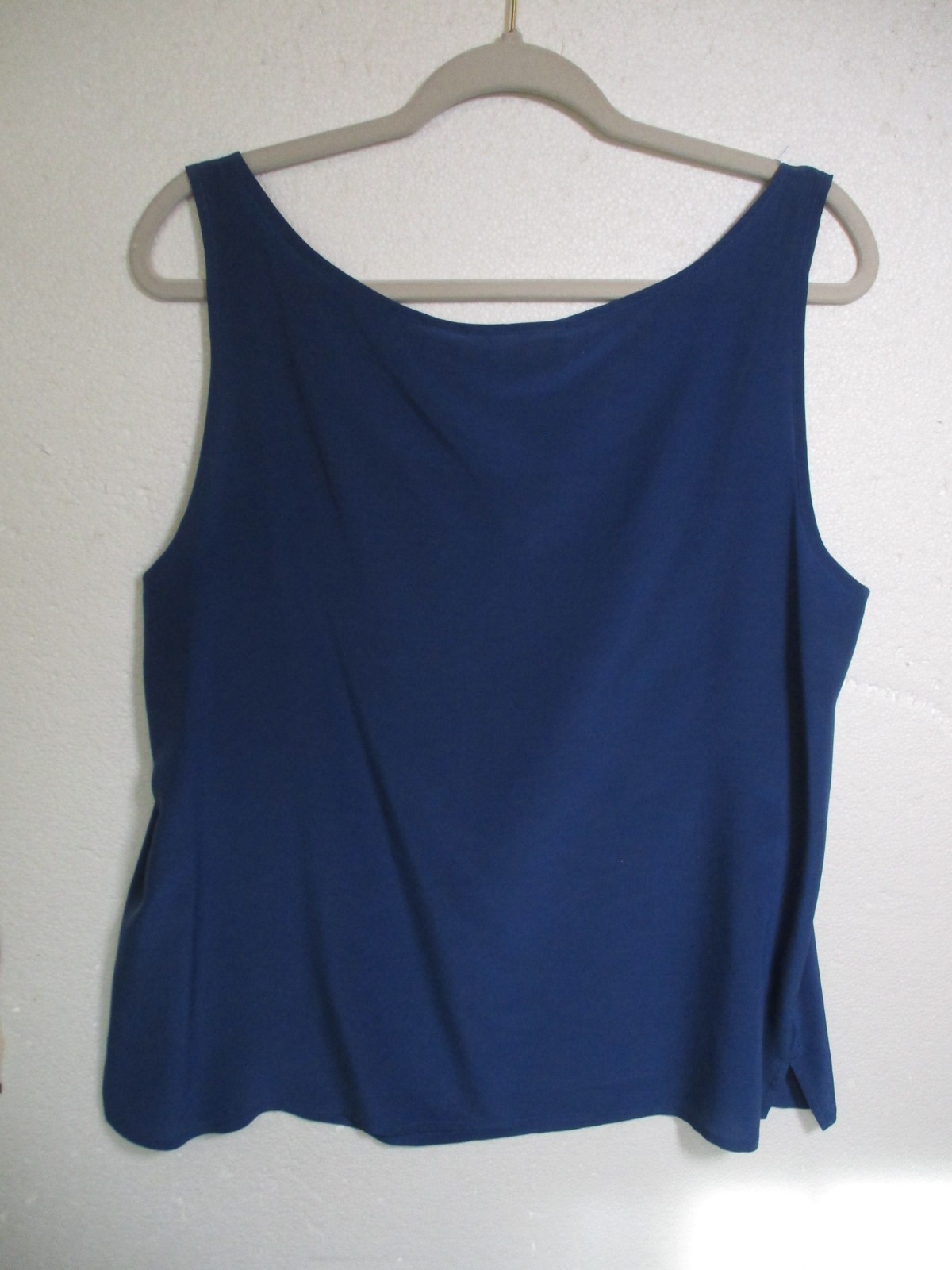 Nordstrom Sleeveless Silk Top – DARK TEAL – XL – READ regarding color