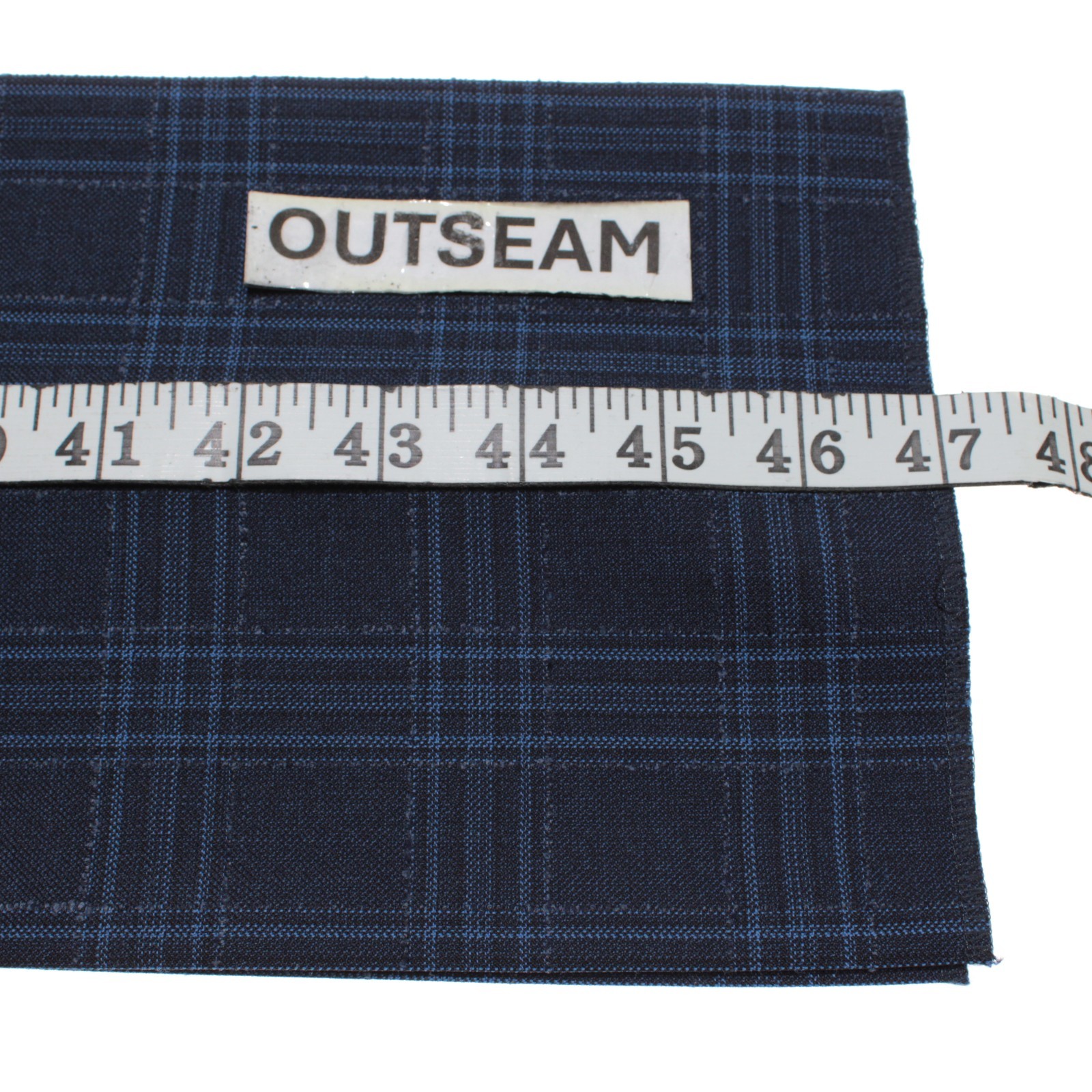 PT Torino NWT Dress Pants Size 46 (30 US) In Blue Plaid 100% Wool Gentleman