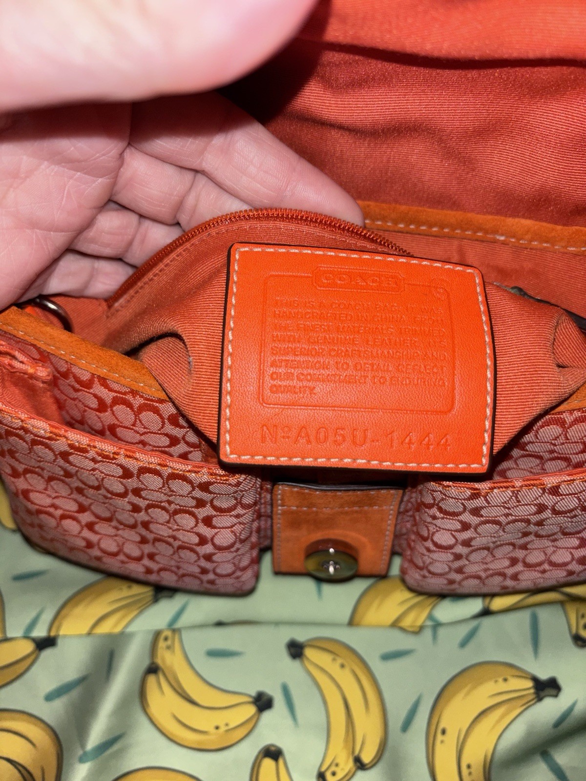 Coach orange soho