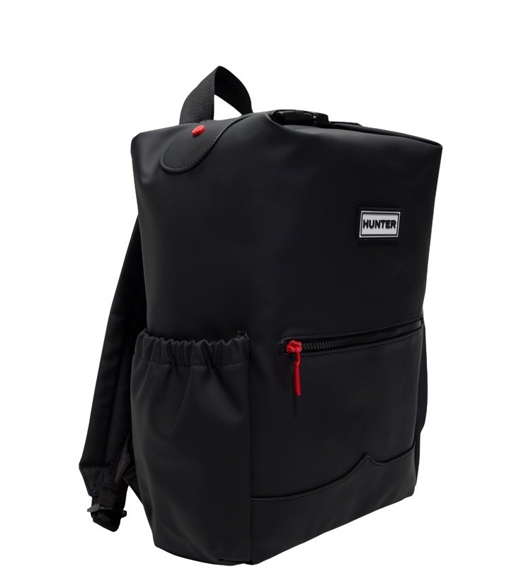 Hunter Top Clip Backpack – Water-Resistant Sleek and Functional Black