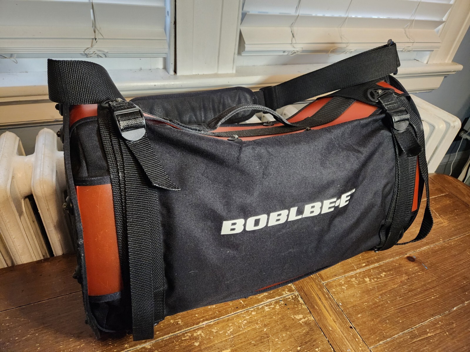 Boblbee Backpack Black Orange Hardcase Travel Duffle Bag Vintage Back Protector