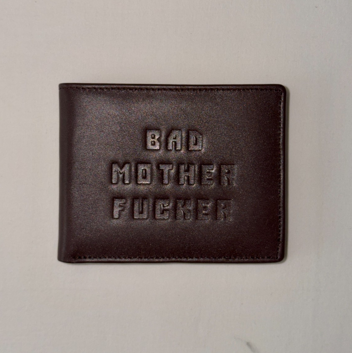Pulp Fiction BMF Bad Mother F*cker Brown Imitation Leather Wallet
