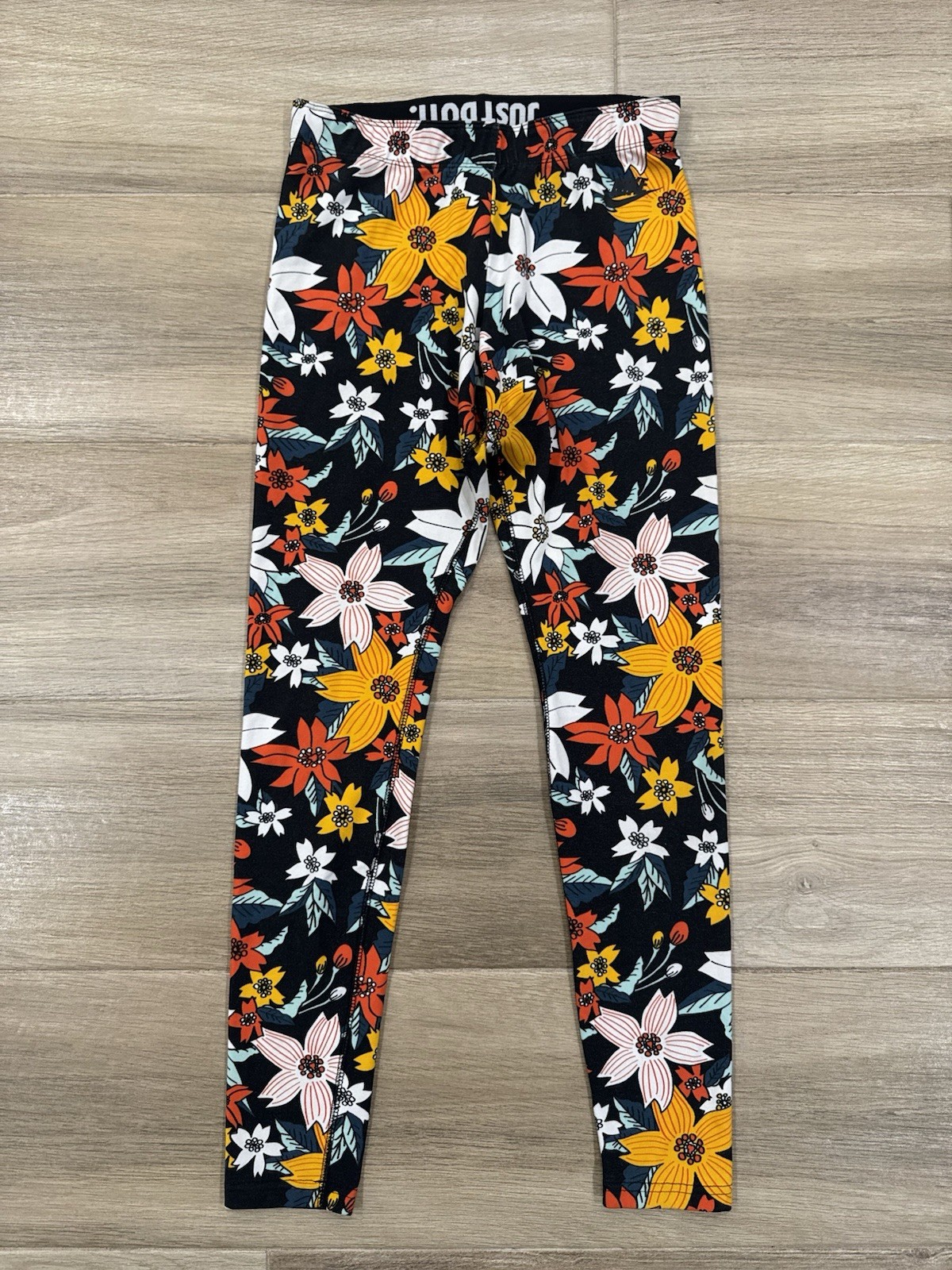 Nike Women’s Leggings SMALL Hawaiian Floral 26.5″ In Running Gym Cotton Blend