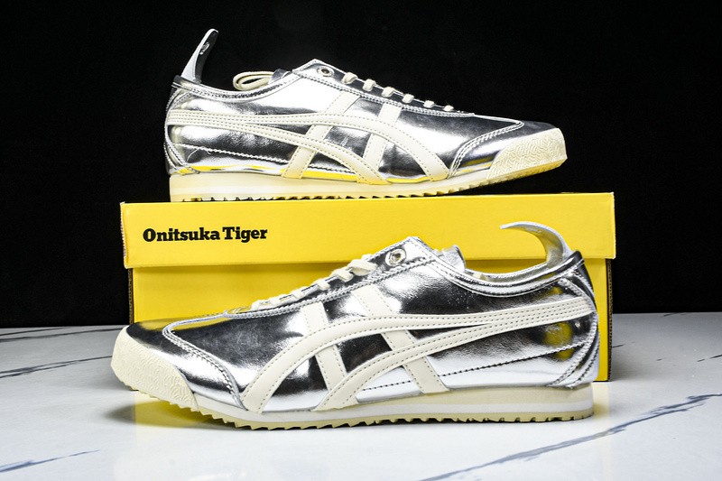 Onits*ka Tiger Mexico 66 SD Pure Silver Cream 1183B955-020 Unisex Size 4-11