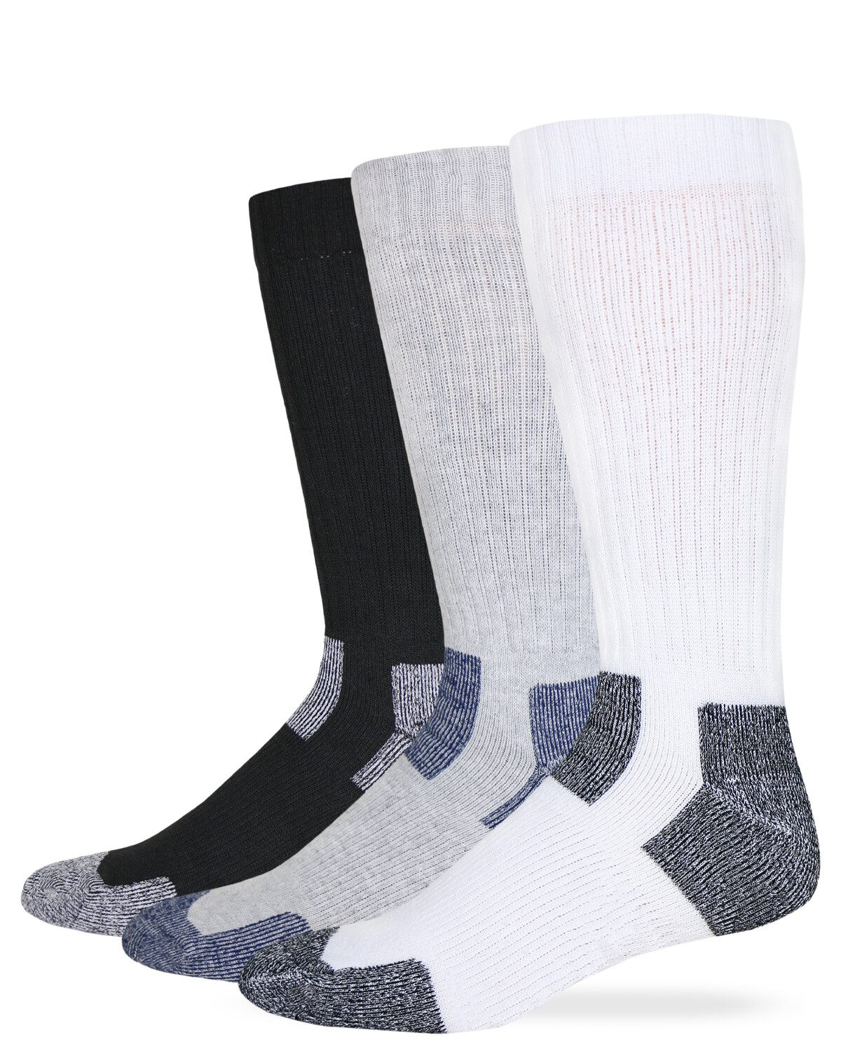 Carolina Ultimate Mens Full Cushion Steel Toe Boot Work Crew Socks 2 Pair Pack