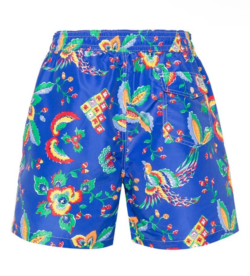 Polo Ralph Lauren Traveler Swim Trunks Board Shorts Mens Big 2X Floral NWT