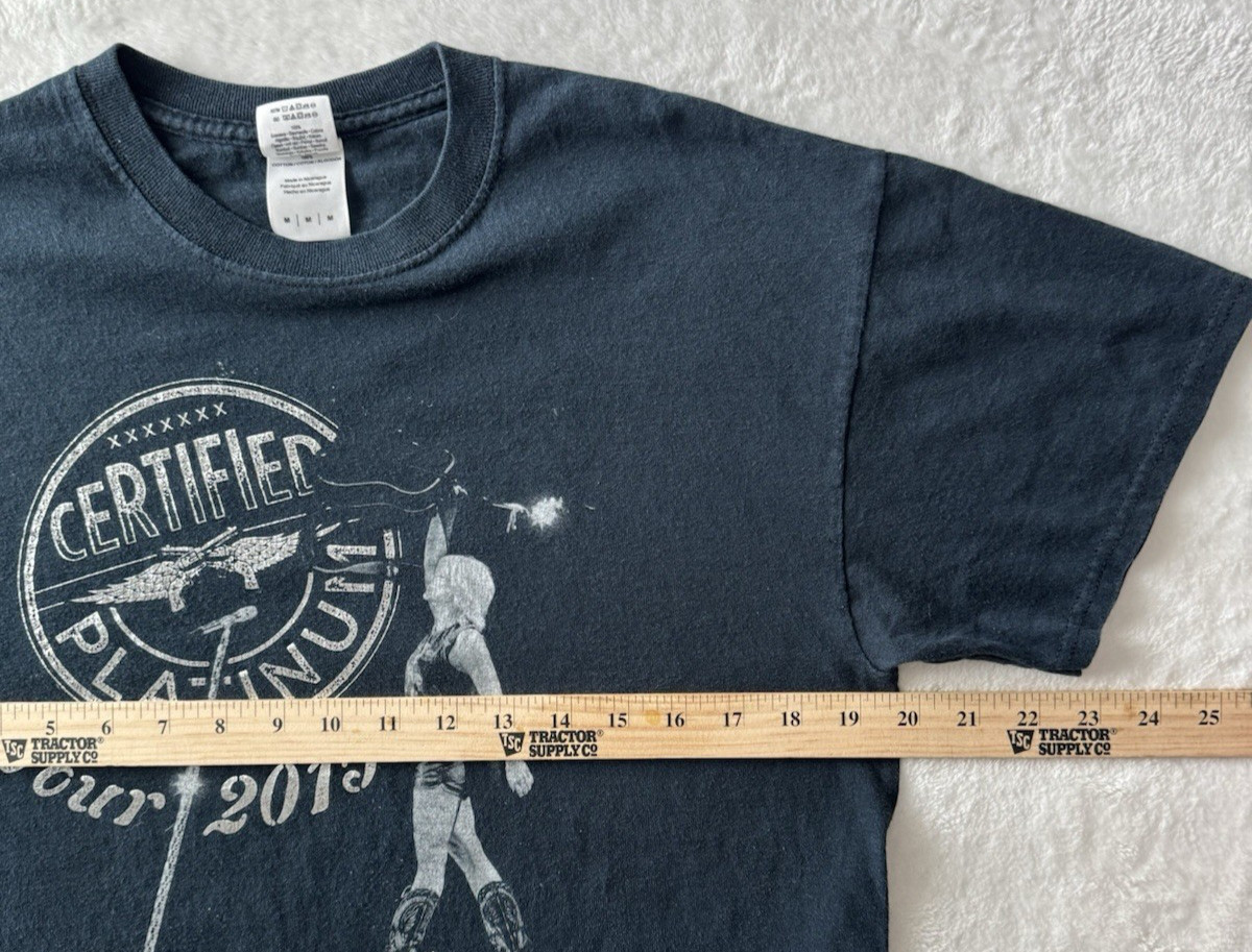 Miranda Lambert Tour shirt 2015 Certified Platinum Country Concert Black Medium