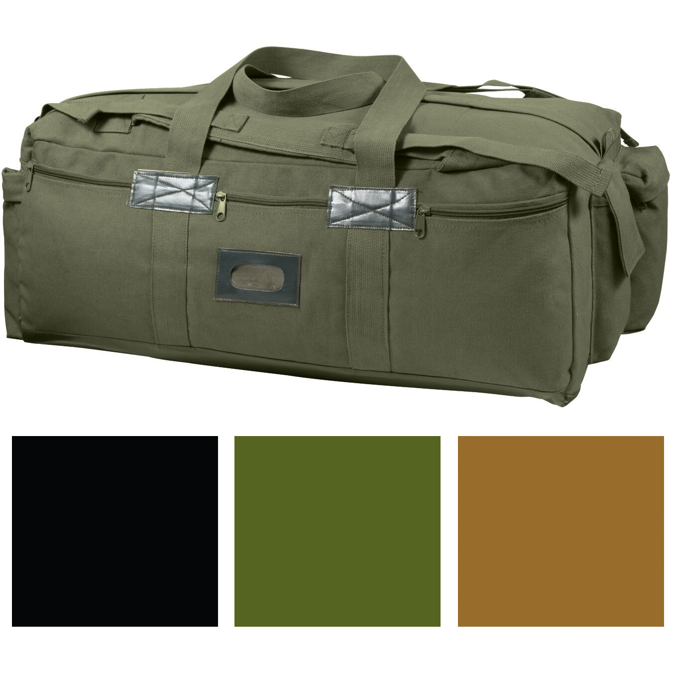 Tactical Mossad IDF Duffle Bag Israeli Heavy Duty Cotton Canvas Carry / Backpack