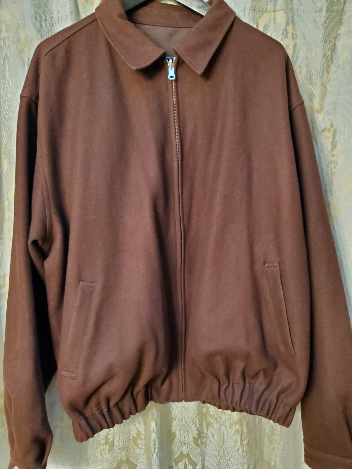 EVERGREEN EXPERT MAKERS MELTON JACKET – REVERSIBLE WOOL BLEND/ SYNTHETIC SIZE XL