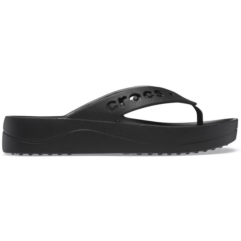 Crocs Women Baya Flip Flop Platform Sandals – Black 7