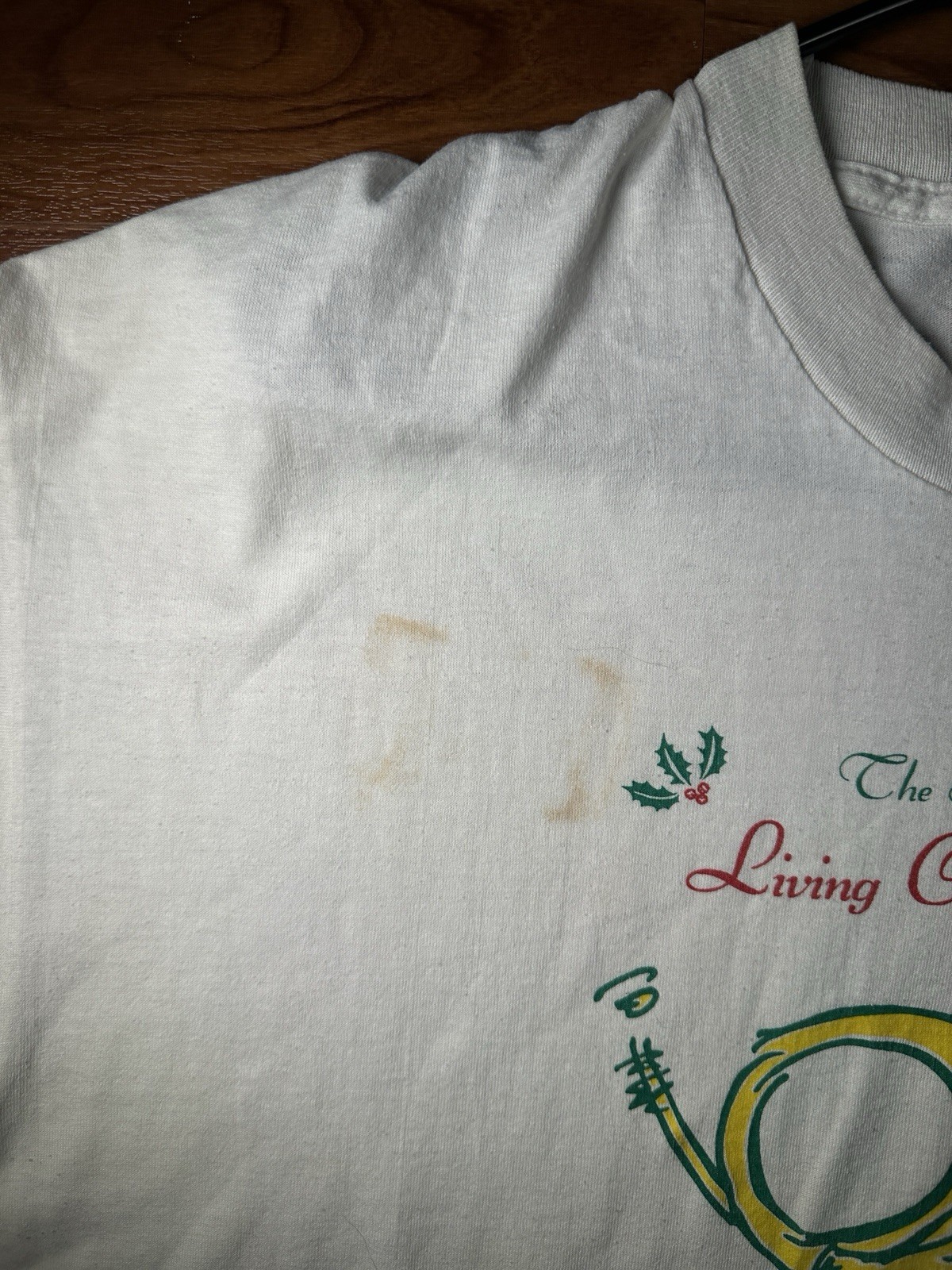 Vintage 1997 Living Christmas Tree Church T Shirt XL Kingsland GA USA 13