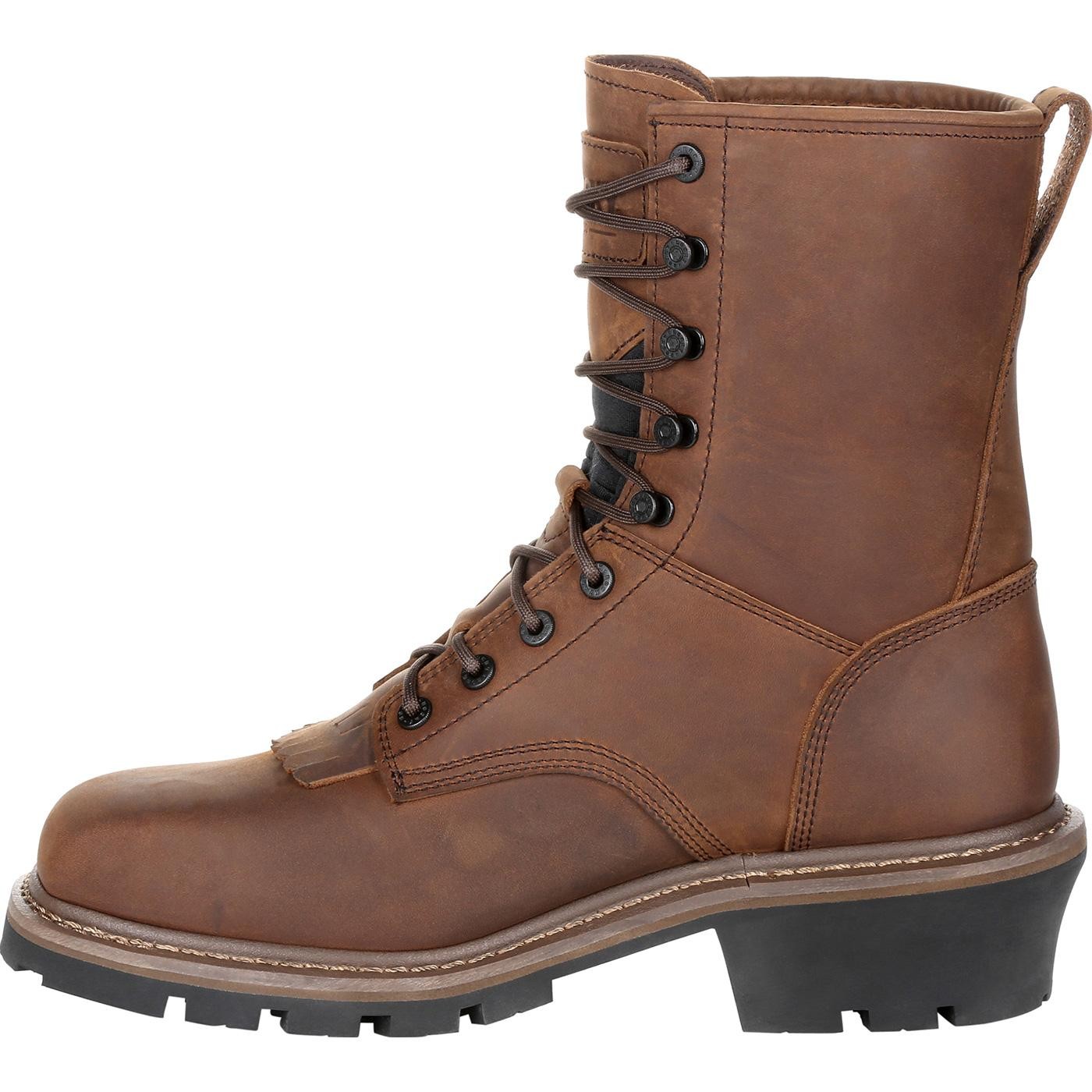 Rocky Square Toe Logger Waterproof Work Boot RKK0276 – Durable Men’s Boots
