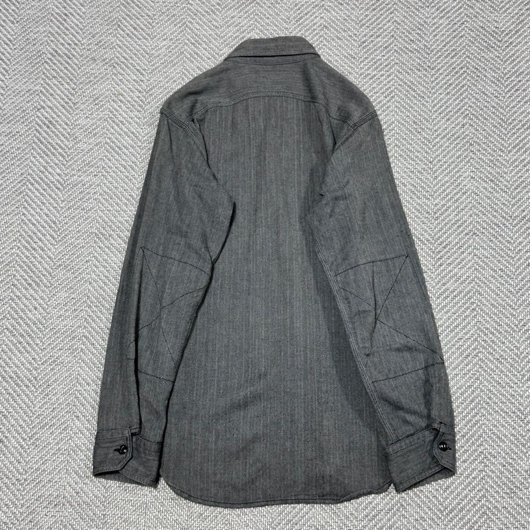 Engineered Garments Herringbone Work Shirt Gray Charcoal XS Japan F/S