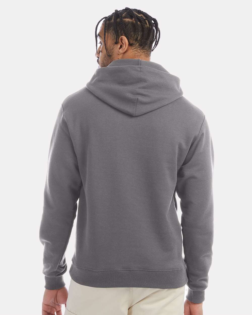 🔥 Champion Powerblend Hooded 50/50 Pouch Pocket Sweatshirt S700 Stone Grey XL