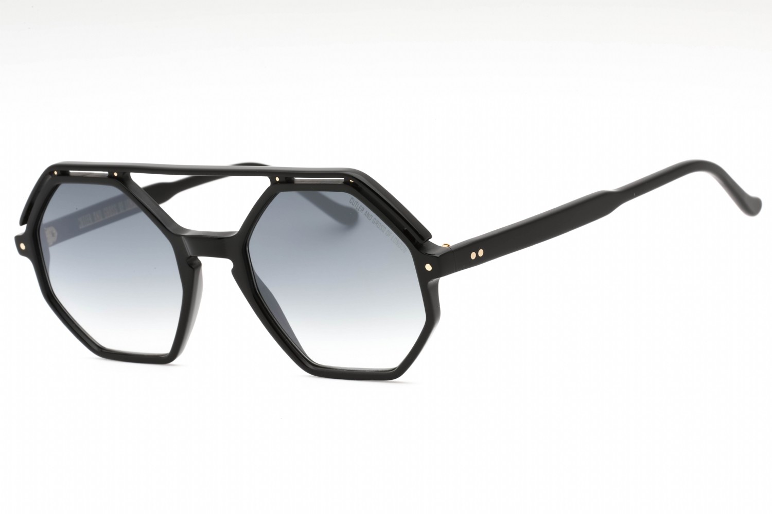 CUTLER AND GROSS CGSN13-001-53 Sunglasses Frame Size 53mm 145mm 21mm BLACK Uni