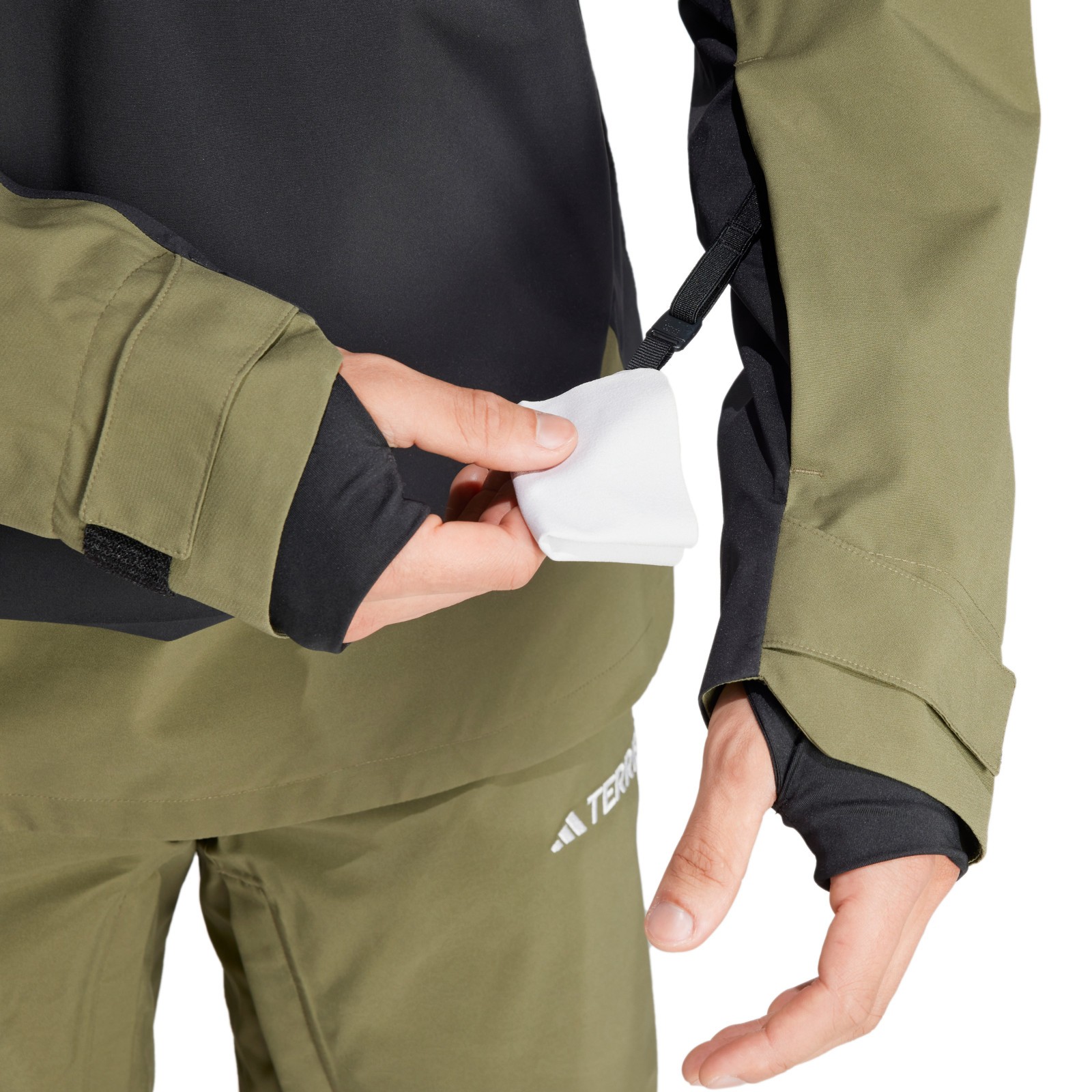 $320 NWT ADIDAS Men’s TERREX Xperior 2L Lined RAIN.RDY Anorak Ski Jacket Sz XL