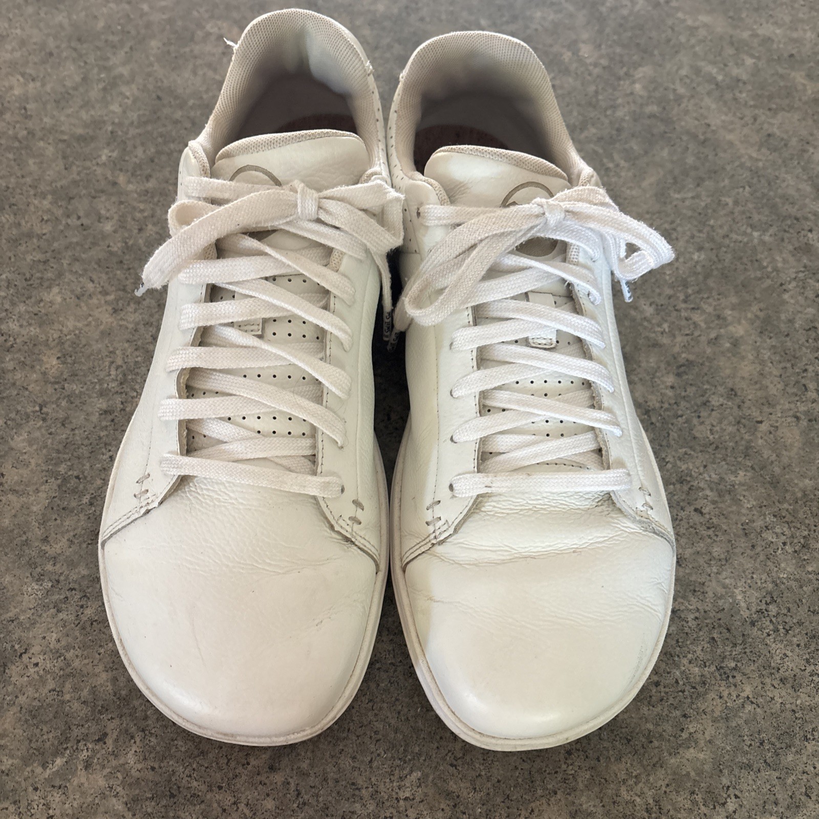 Lems Sneakers Men 9.5M Women 111M Kourt Shoes White Leather Wide Toe