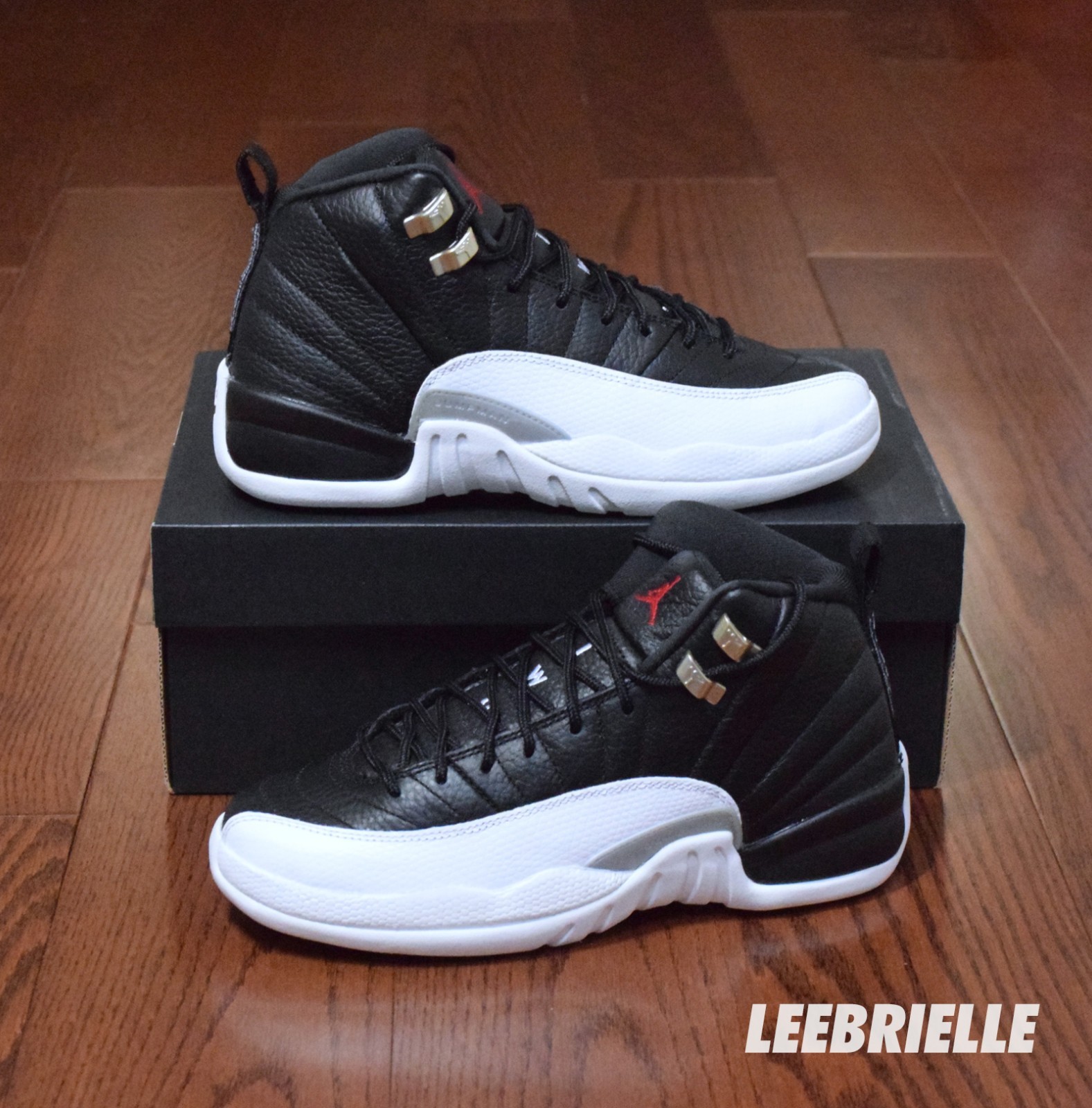 Nike Air Jordan 12 Retro Playoff Black Red White 153265-006 GS Size