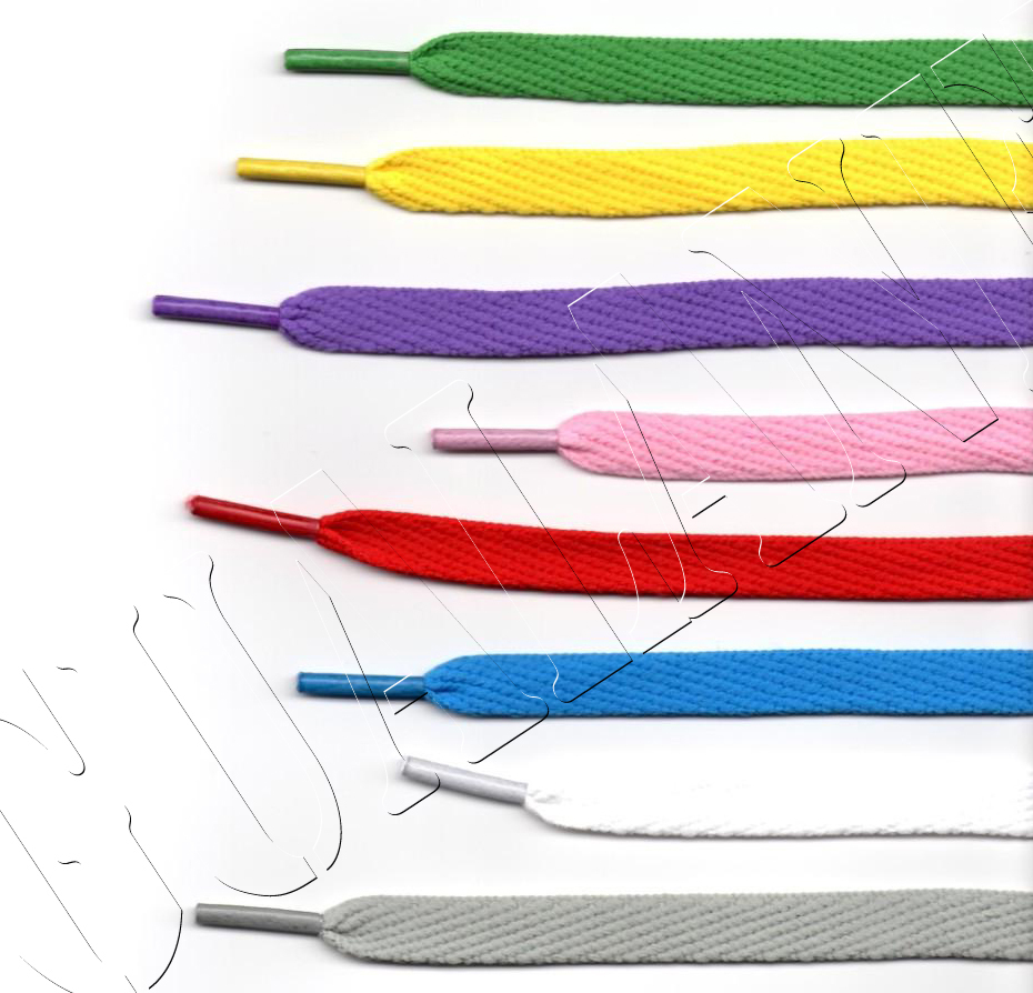 FLAT NEON Colored Shoelaces Sport Shoe Strings Athletic Sneakers Boot Laces