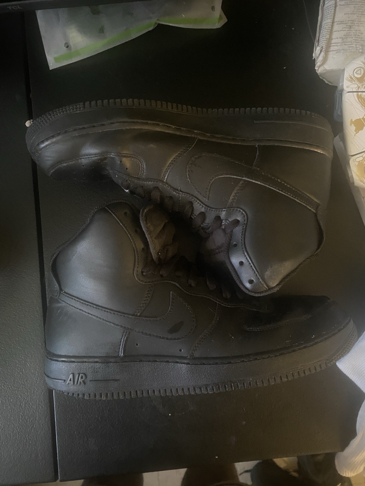 Size 11 – Nike Air Force 1 ’07 High Triple Black