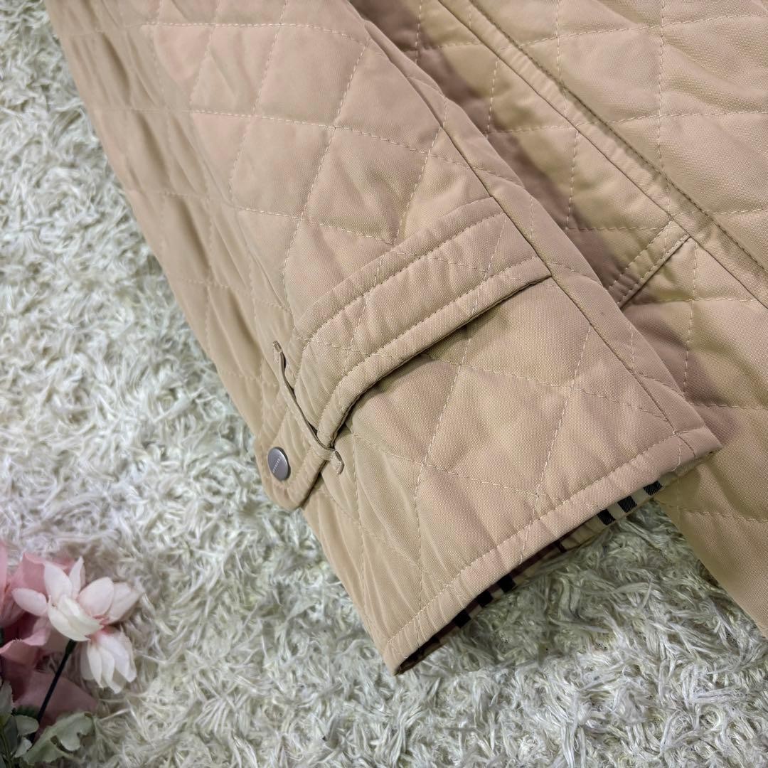 Burberry London Nova check belt quilting jacket coat