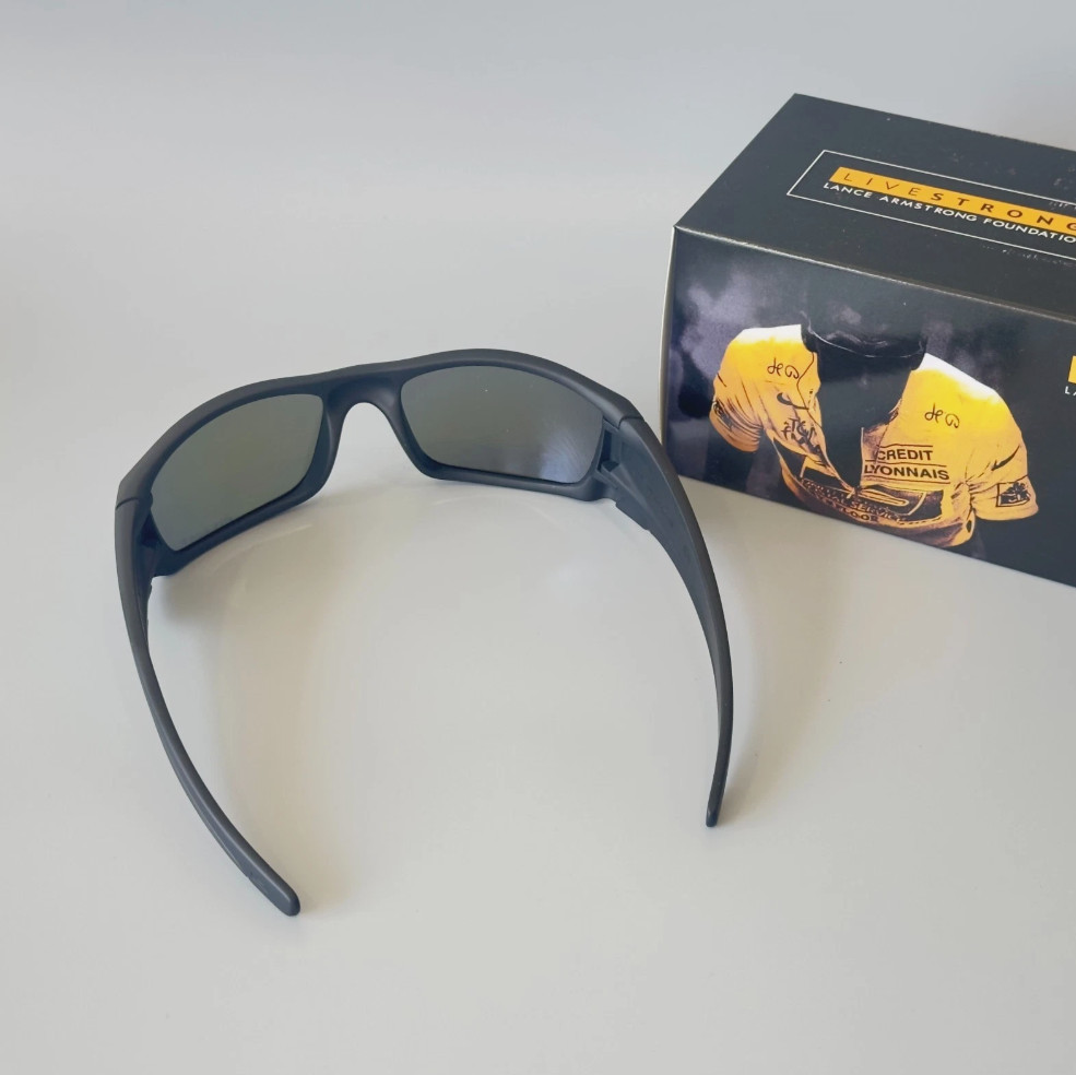 Oakley Fuel Cell OO9096 Polarized Sunglasses Matte Black Frame Deep Blue Lens