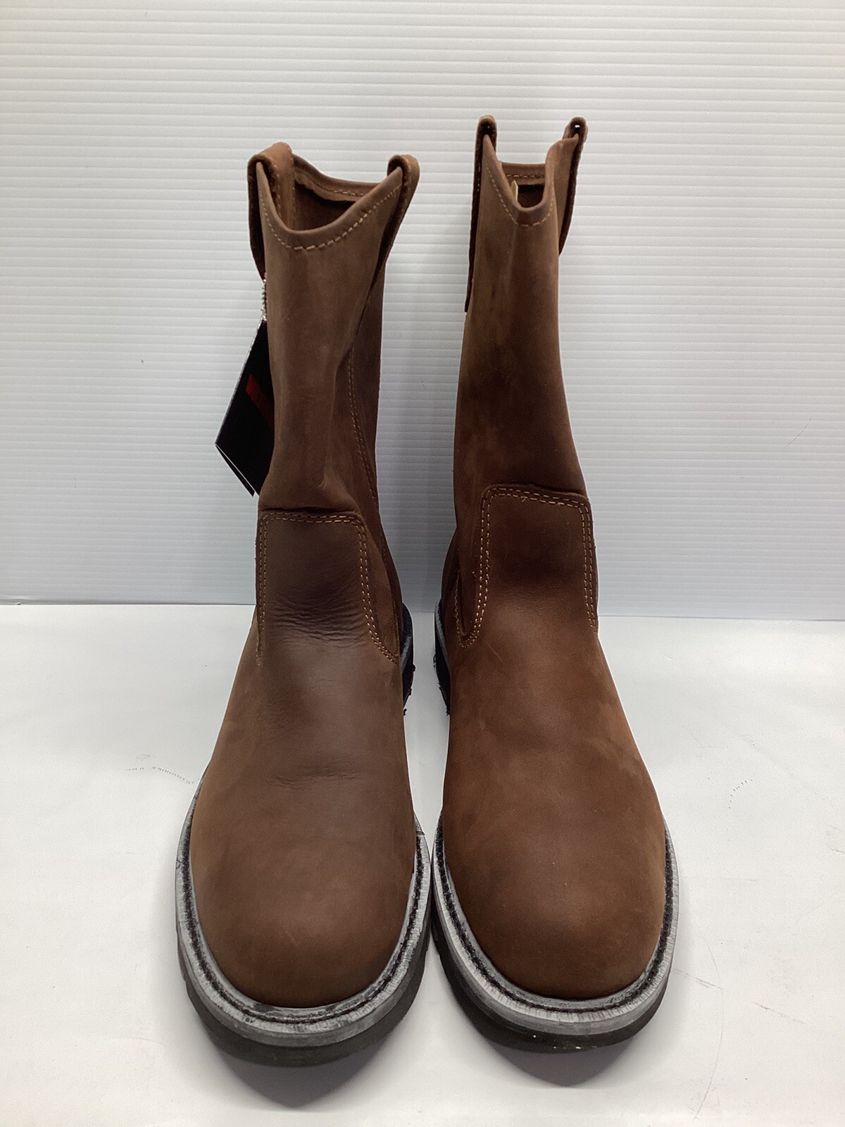 Wolverine Men 10″ Wellington Soft Toe Leather Work Boot Size 12M W04727