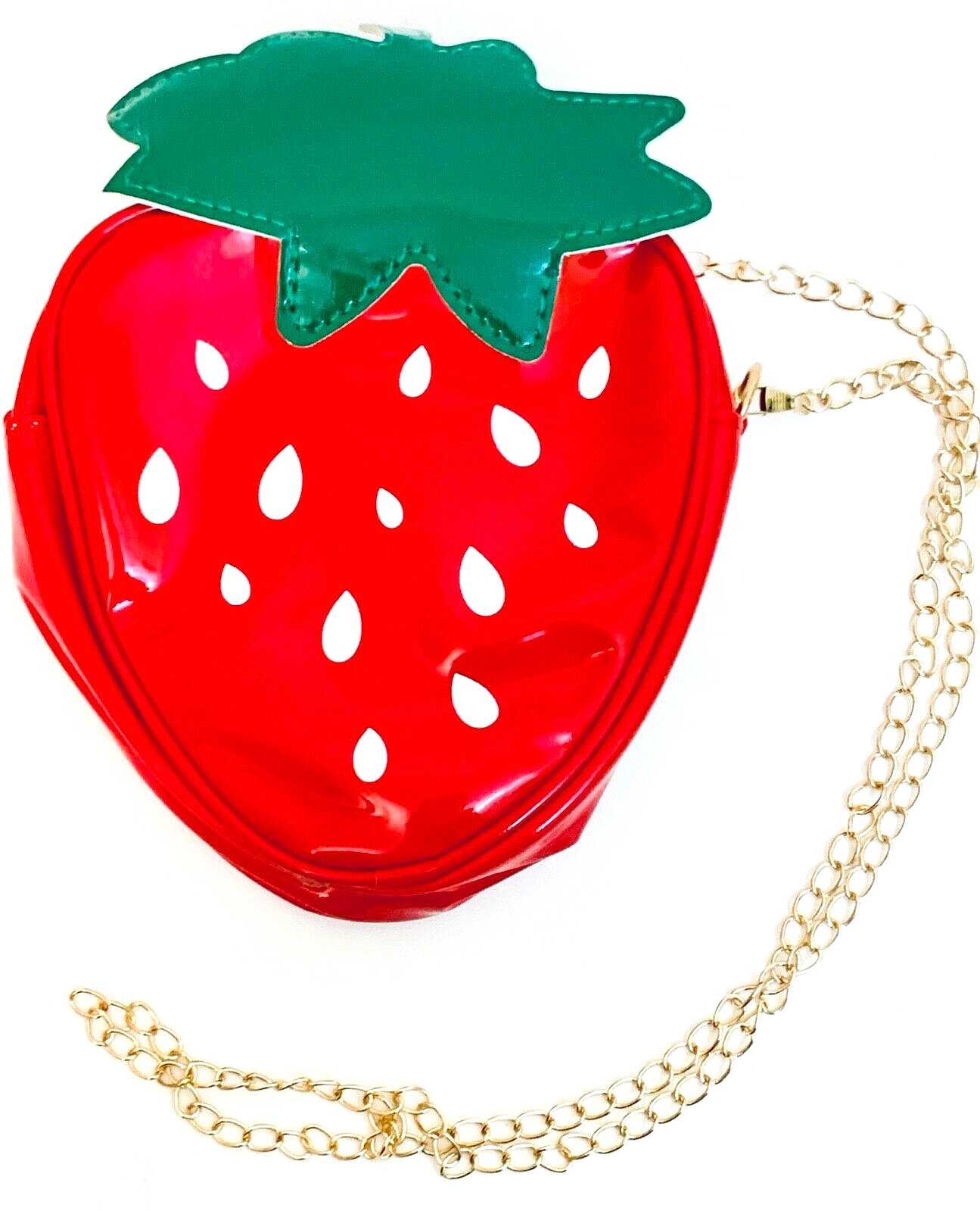 1 Count Strawberry Crossbody 7″ Purse Adorable Fruity Fashion Bag