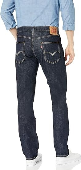 Levi’s Men’s 514 Straight Fit Jean Cleaner Advanced Stretch 34W x 34L 005141325