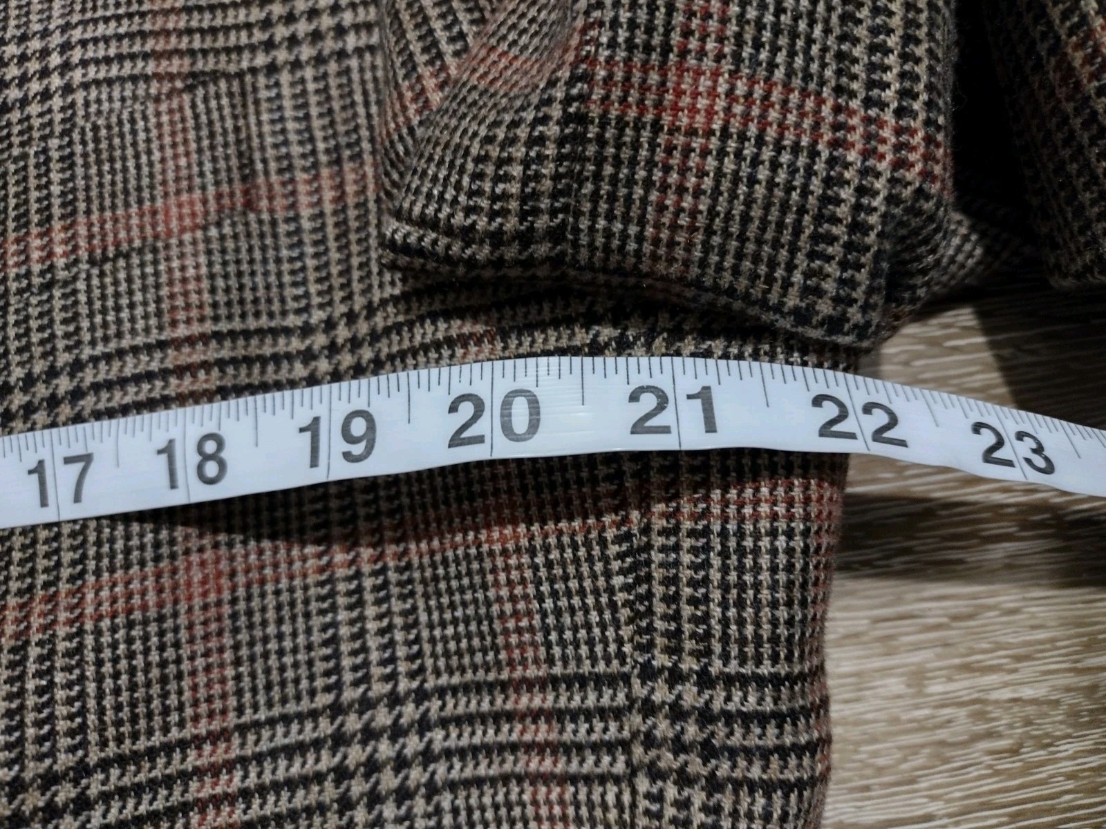 Corneliani Sport Coat 42R Brown Windowpane Check Wool Mohair Cashmere